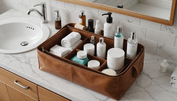 Comment optimiser le rangement de sa trousse de toilette ?