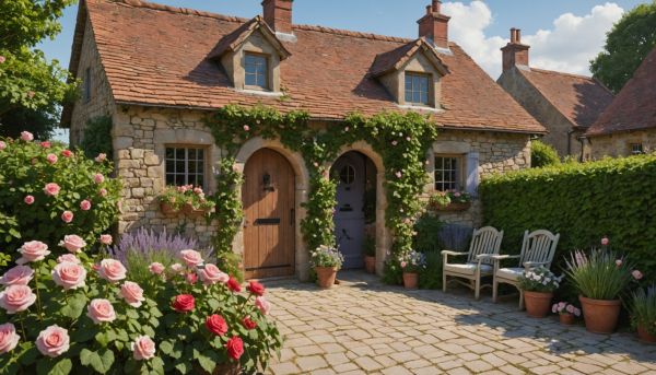 Comment réserver une maison de village avec jardin ?