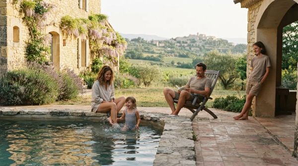 Vacances famille exceptionnelles avec piscine dans le Luberon